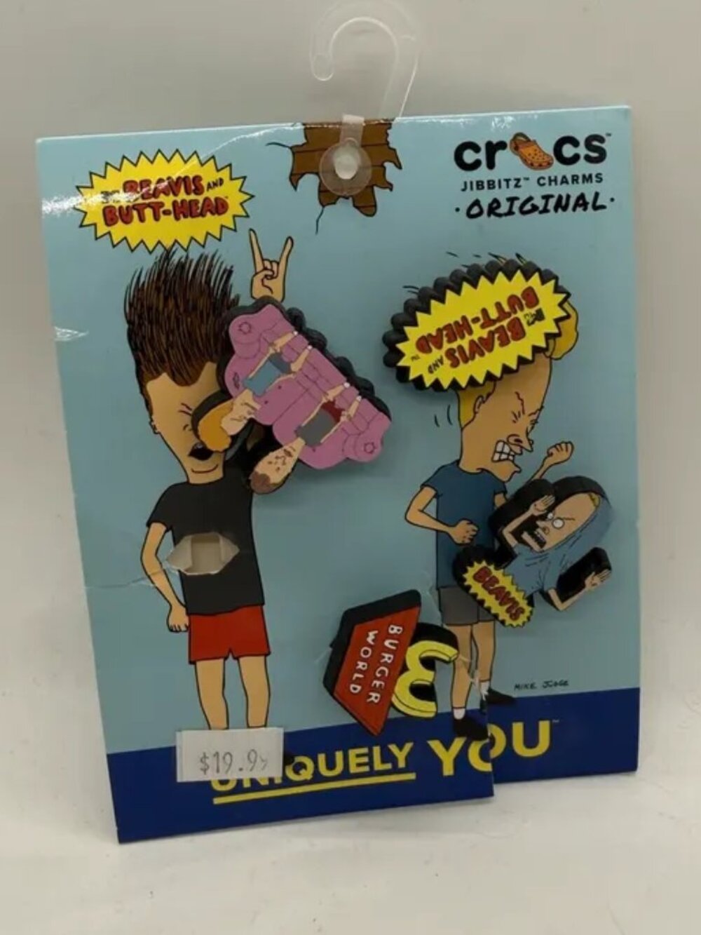 {Beavis & Butt-Head Crocs Jibbitz Charms 5-Pack Shoe Accessories MTV}